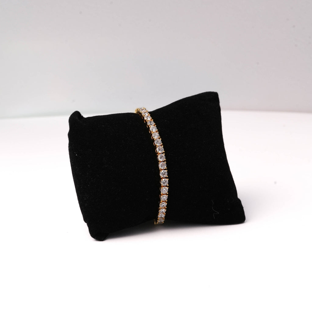 Tennis Bracelet (Gold)