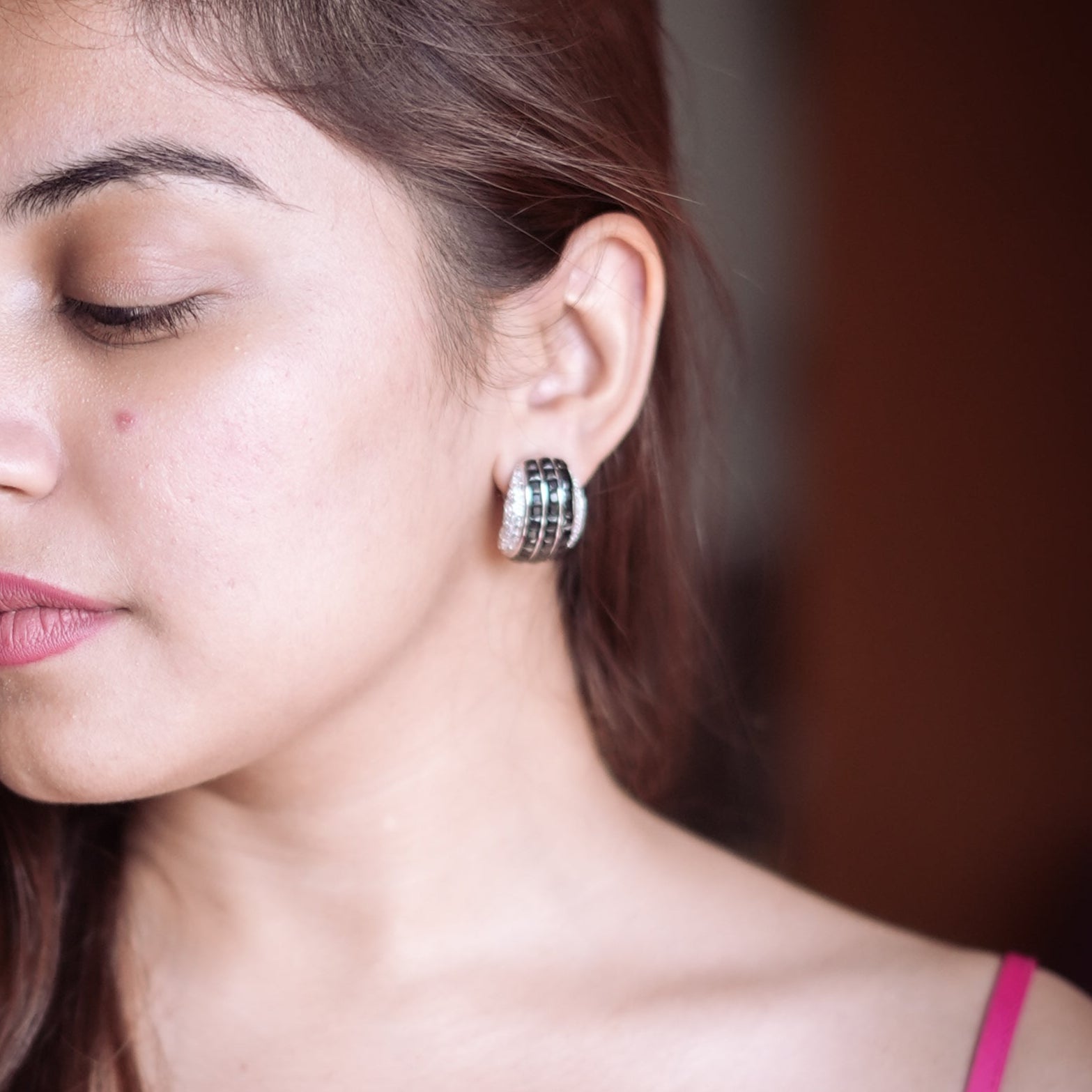 eclipse hoop black sapphire