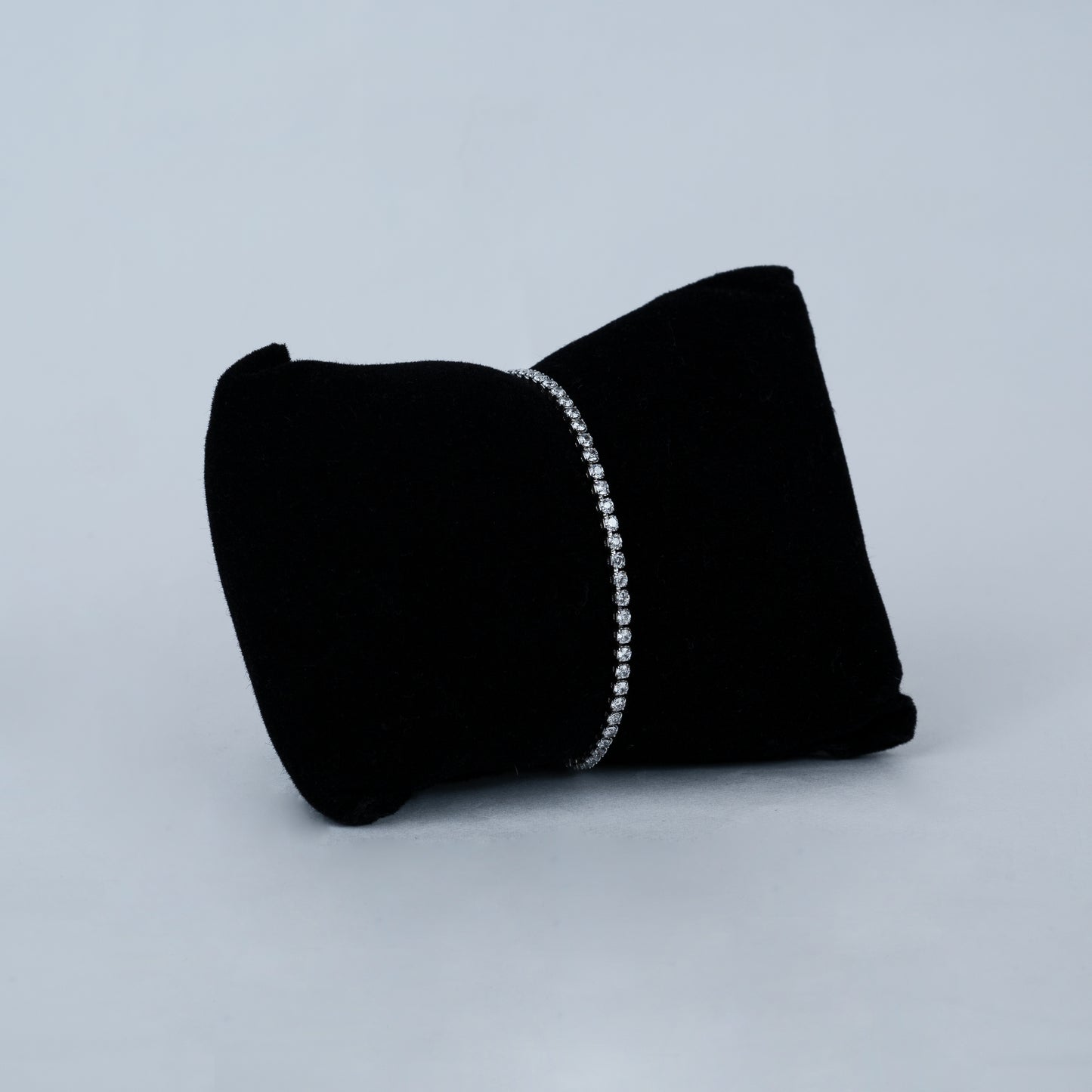 Tennis Bracelet (Silver)
