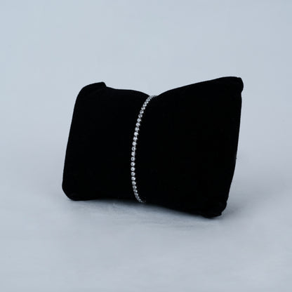 Tennis Bracelet (Silver)