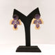 Amethyst Petal Studs