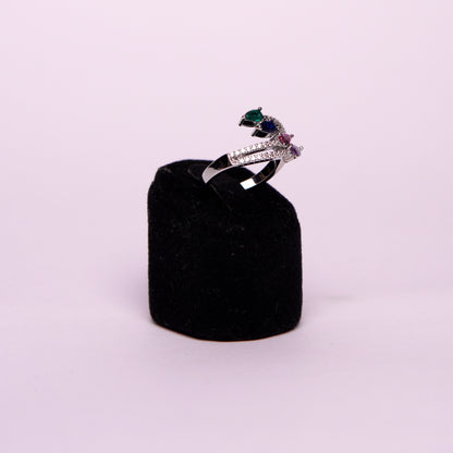Twin Flame Cuff (with ring)