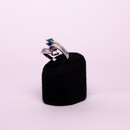 Twin Flame Cuff (with ring)