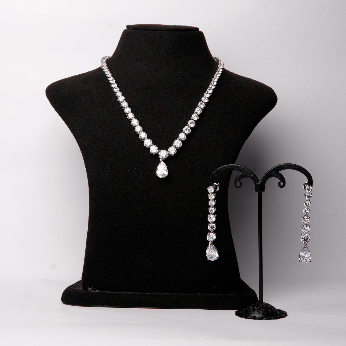 Diamond Teardrop Set