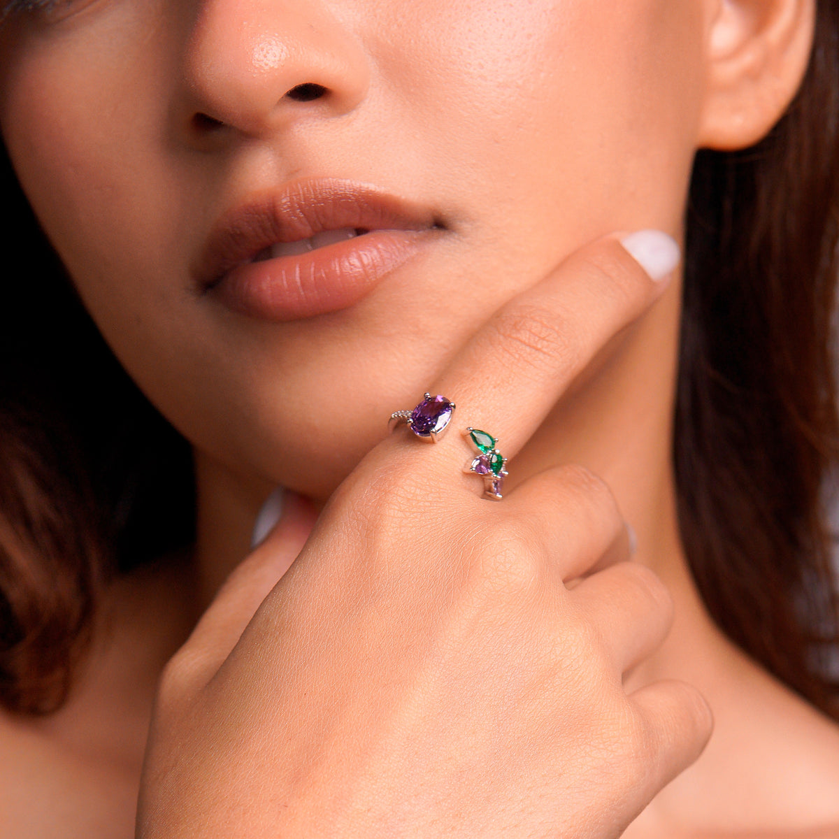 Gem Cascade (with ring)